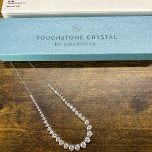Touchstone Crystal Everlasting Necklace Bridal
